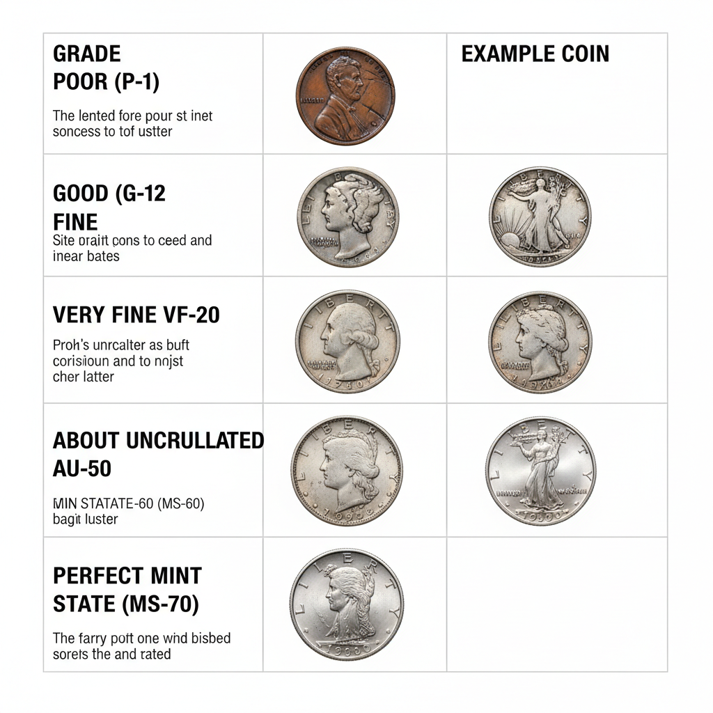 Coin Grading Chart