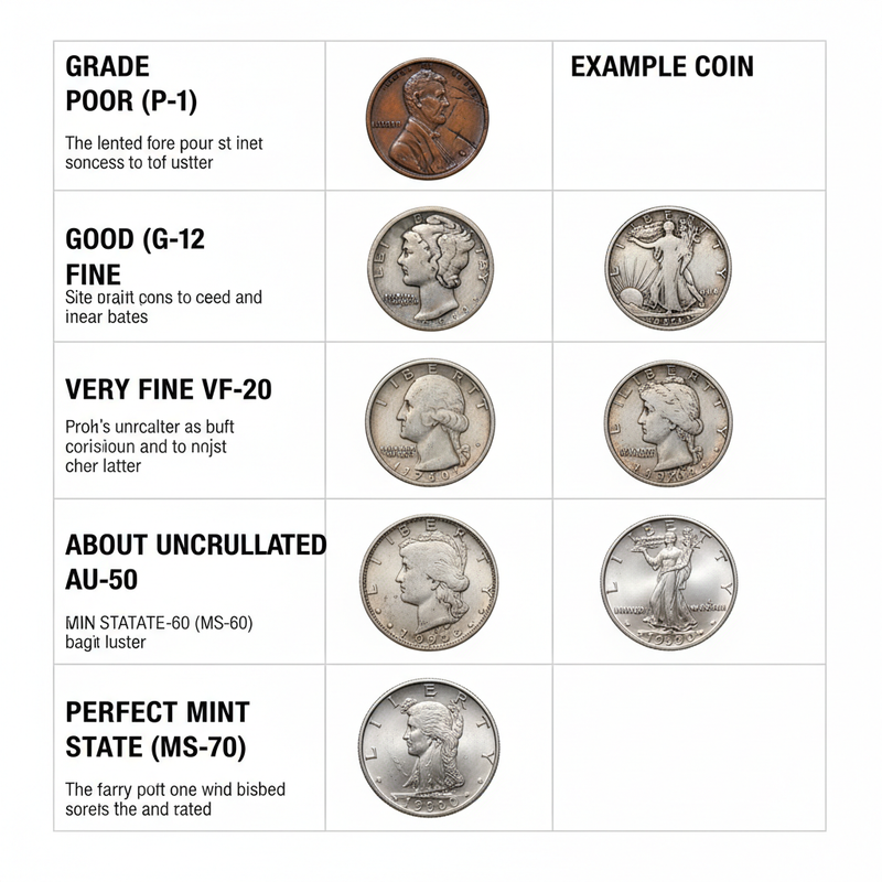 Coin Grading Chart
